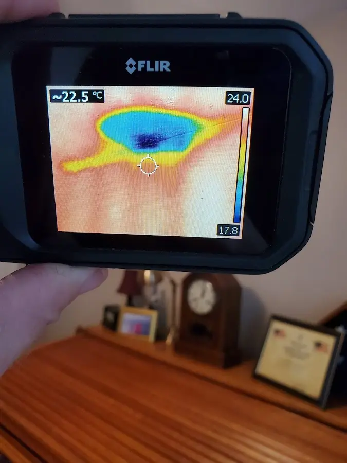 Thermal imaging inspection for water damage in Thermalito